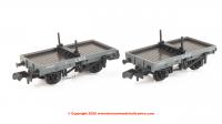 NR1153M Peco 4 Wheel Bolster Wagon Twin Pack - LMS